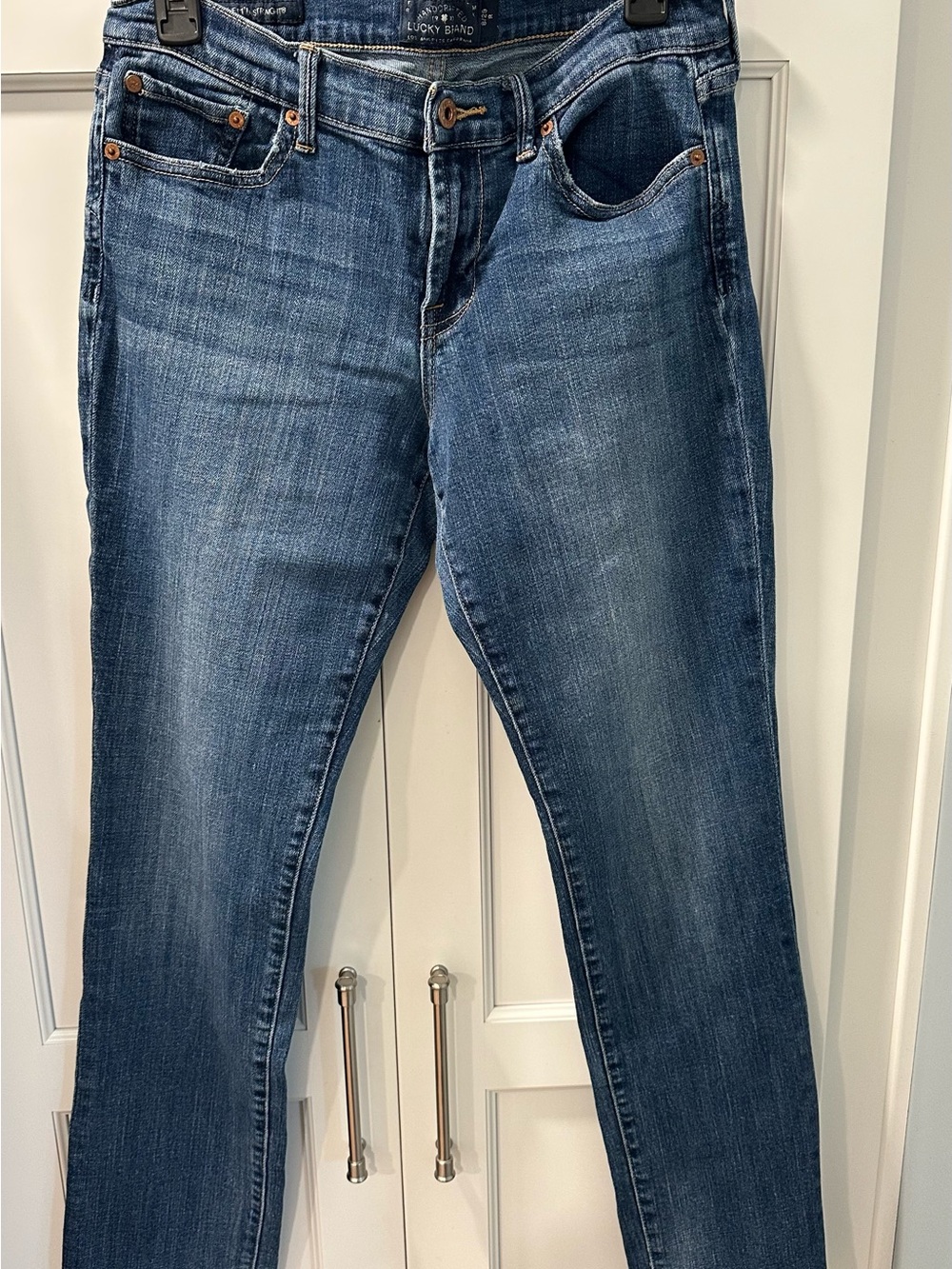 Lucky Brand Women's Medium Blue Skinny Jeans